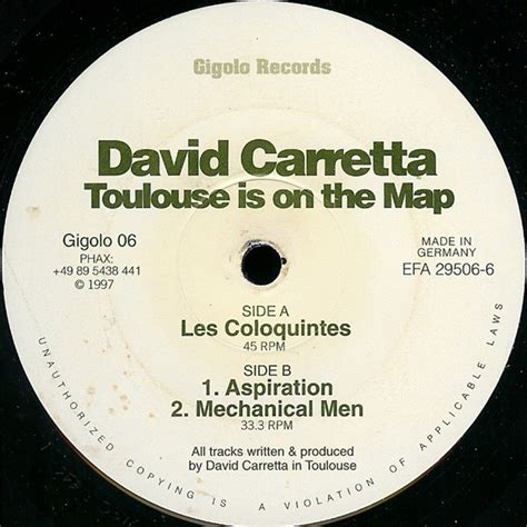 David Carretta – Toulouse Is On The Map (Vinyl)